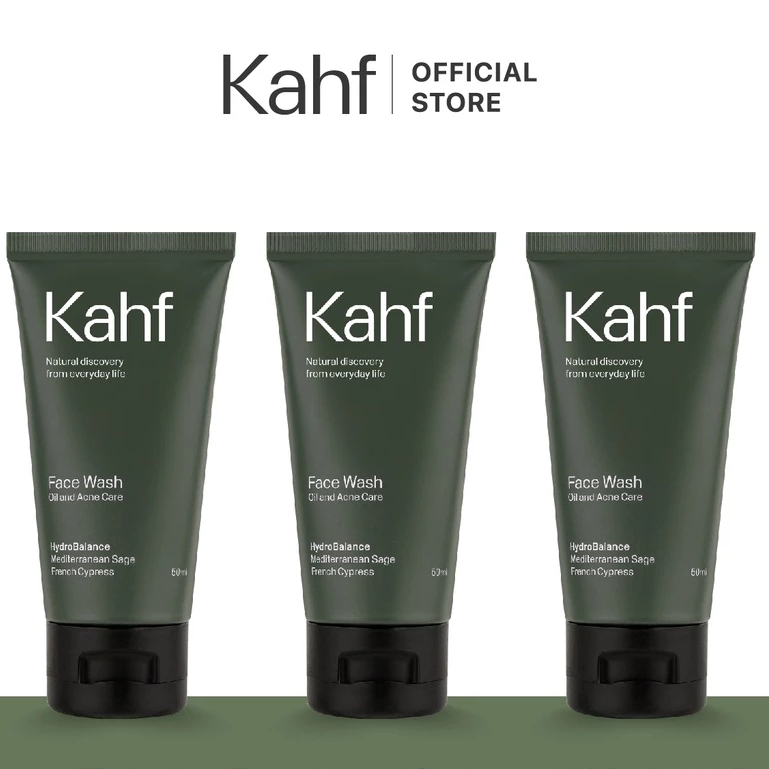 Kahf OIL AND ACNE CARE FACE WASH 50ml Shopee Malaysia