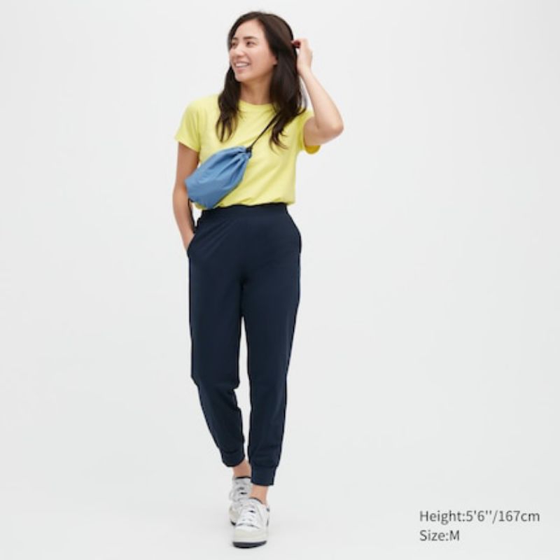 Uniqlo AIRism Jogger Pants Ultra Stretch Sports Gym Women Original Store Shopee Malaysia