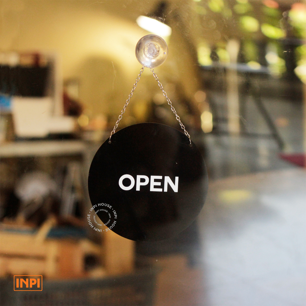 [Raya 2024] Inpi - Acrylic Open Closed Sign 15 x 15 cm | Shopee Malaysia