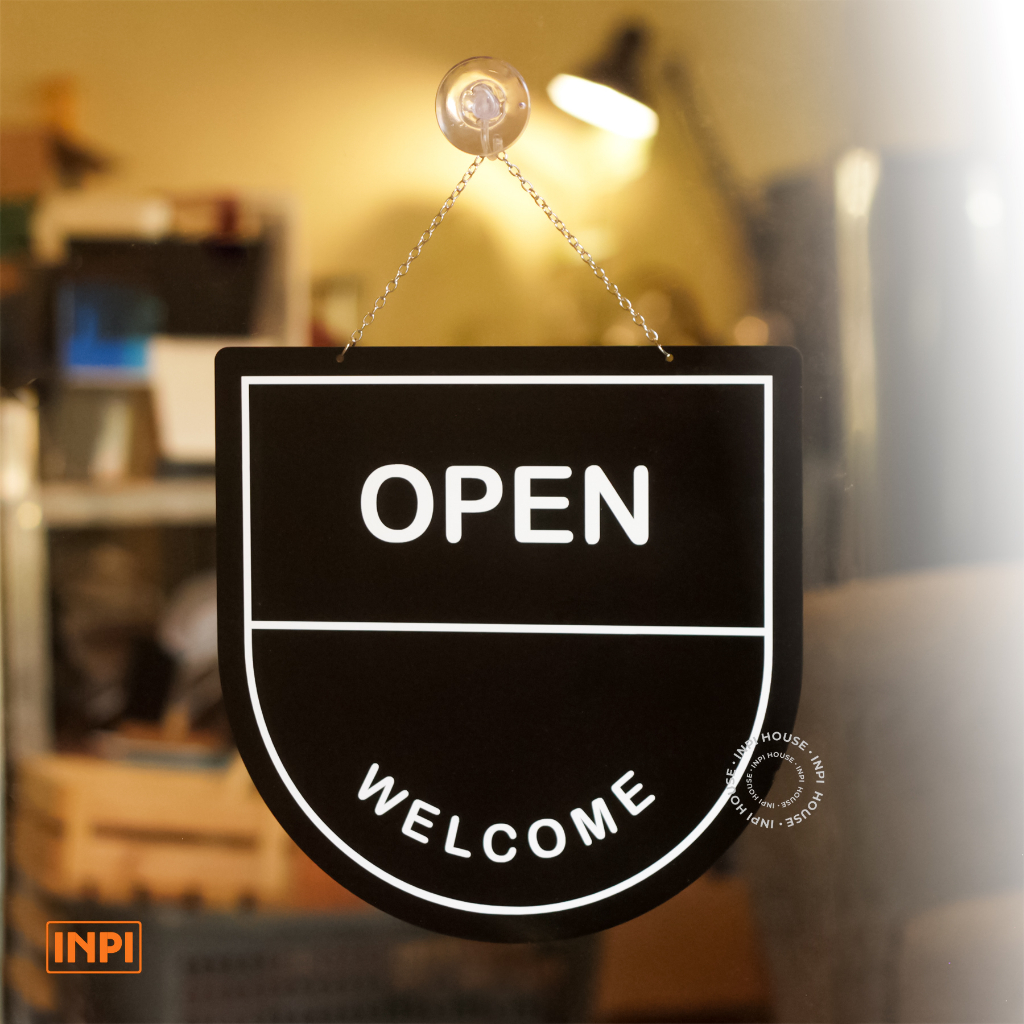 Inpi - Oval Acrylic Open Closed Sign | Shopee Malaysia
