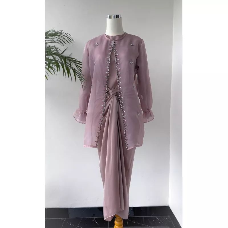 Batik OFFCIAL Outer Organza Premium Ready For Party Invitations/Women