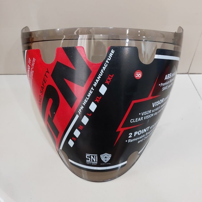 Flat visor JPN kyoshi/KyoX smoke Color/clear/iridium | Shopee Malaysia