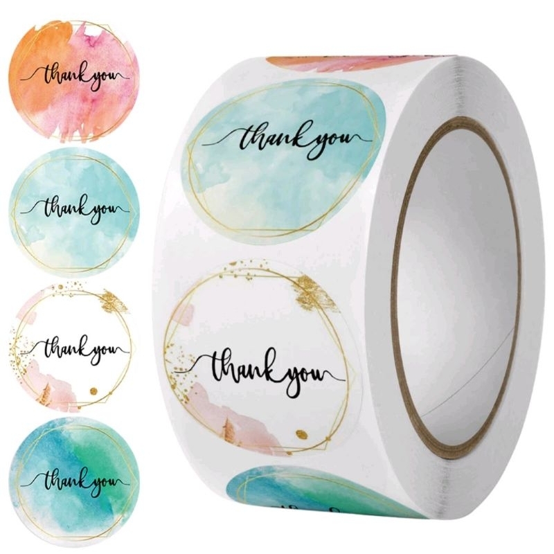 Thankyou Stickers PER ROLL (500Pcs)/Thank You Stickers/THANKYOU Labels