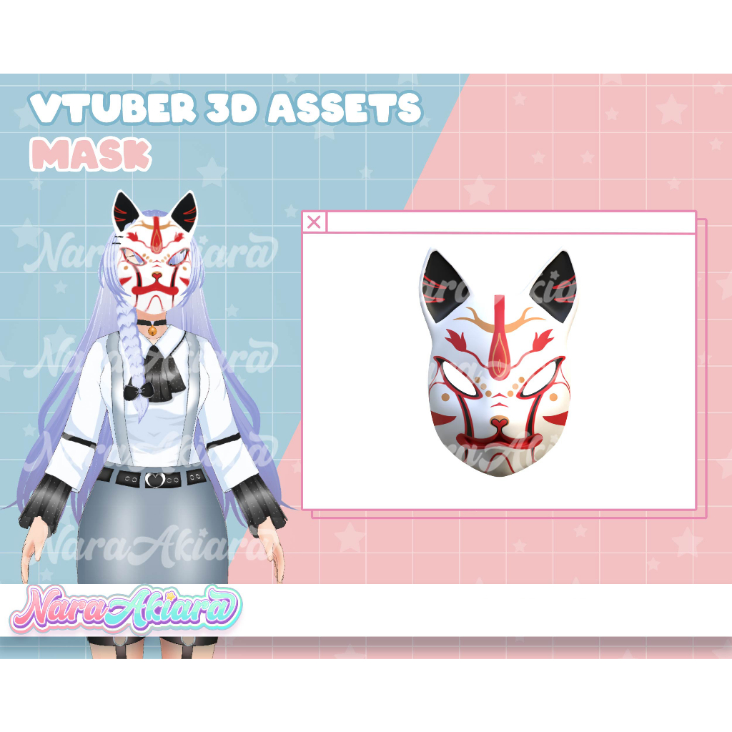Unlimited Creativity With Ready To Use 3D Mask, Vroid 3D Mask