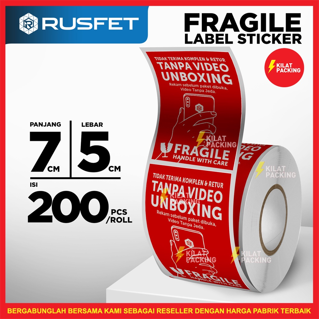 Sticker Unboxing with FRAGILE Rusfet | Patch/label Mandatory VIDEO Open ...