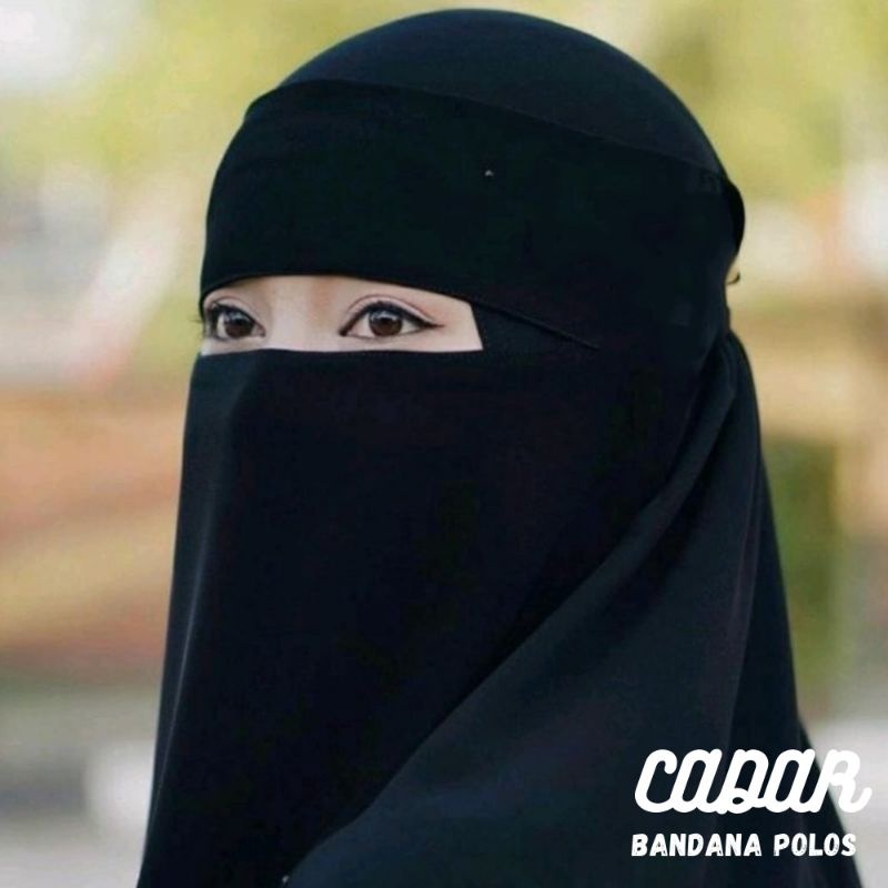 Niqab Bandana Niqab Niqab Niqab Veil Yemeni Niqab Veil Color | Shopee ...