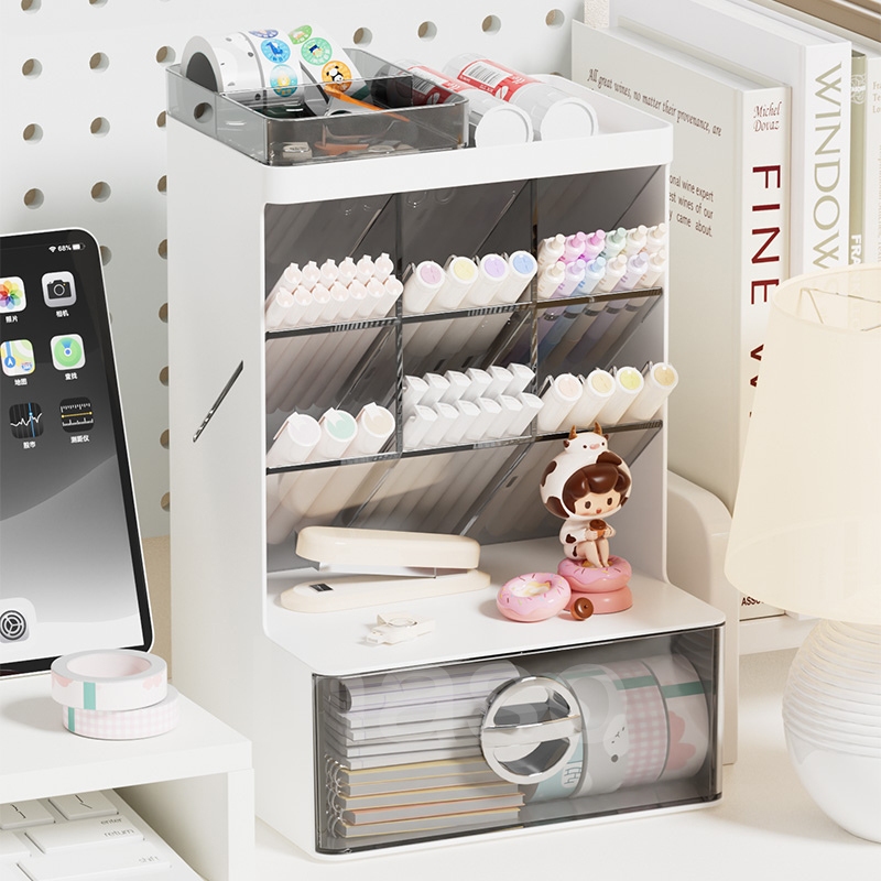 Best Selling!! Mini Stacking Drawer Rack Desktop Organizer Drawer Desk Organizer HSB742 Shopee