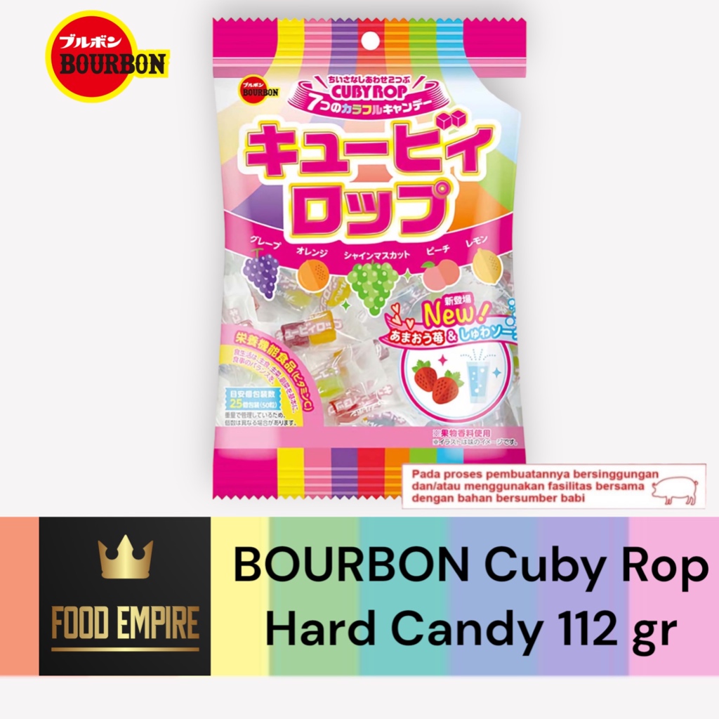 BOURBON CUBY ROP Candy | CubyRop Fruit Flavored Candy 100 grams ...