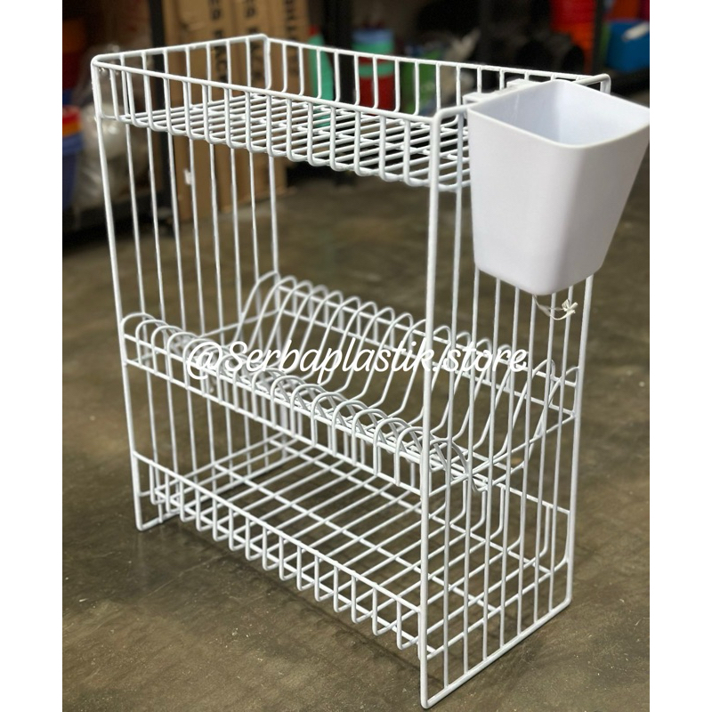 Wire Dish Rack/Table Dish Rack/3Rd Stacked Hanging Dish Rack Shopee