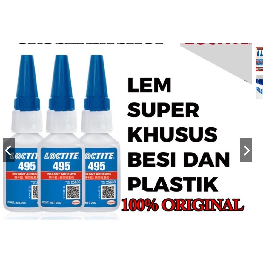 Loctite 495 Glue Super Glue Multipurpose Liquid Super Strong Adhesive