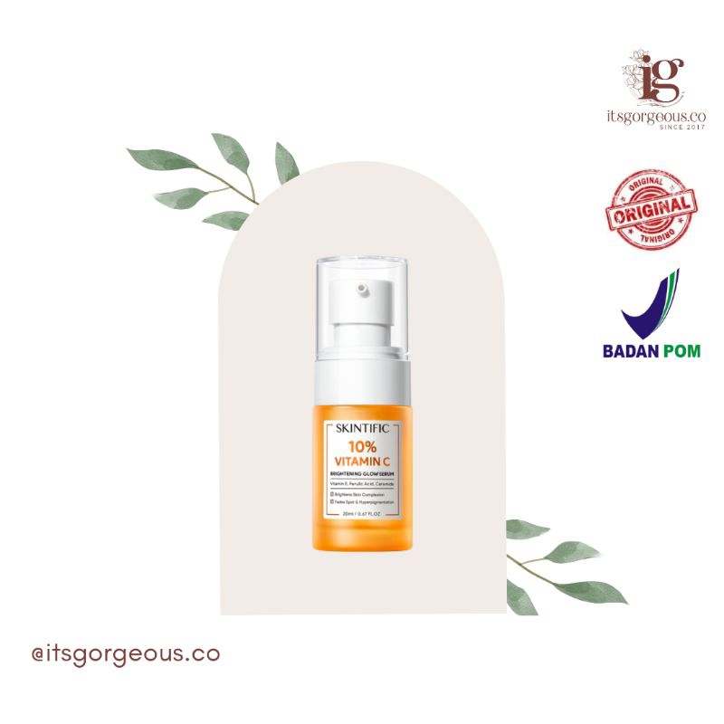 Skintific Serum 10 Vitamin C Brightening Glow Serum 20ml Shopee Malaysia
