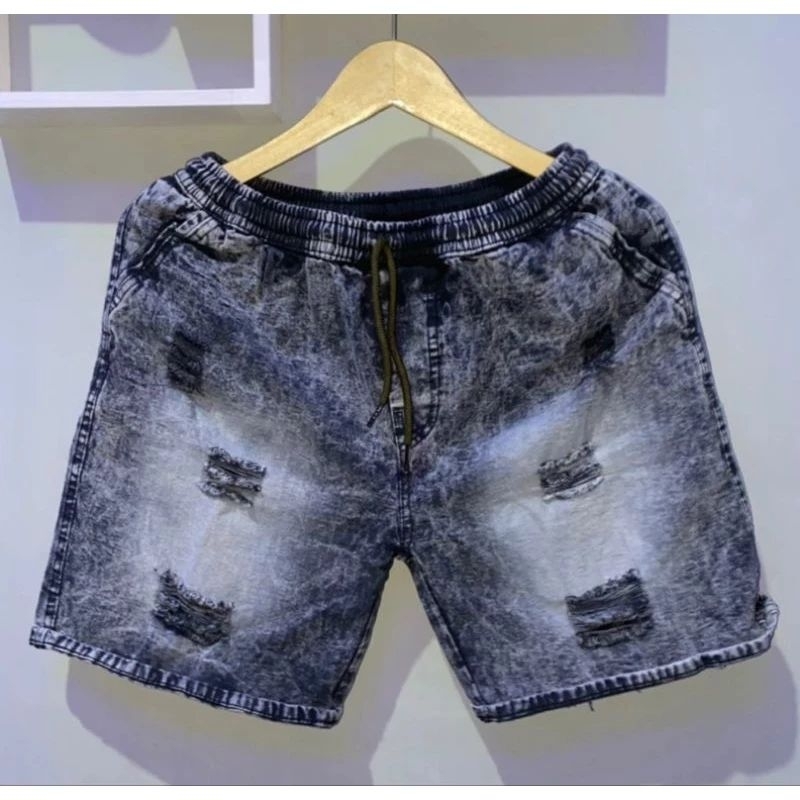 Ripped Short jeans/Ripped jeans Distro Pants | Shopee Malaysia