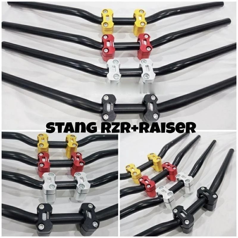 Handlebar Rzr Plus Riser Handlebar CNC Cbr150R Satria Fu Vixion Sonic ...