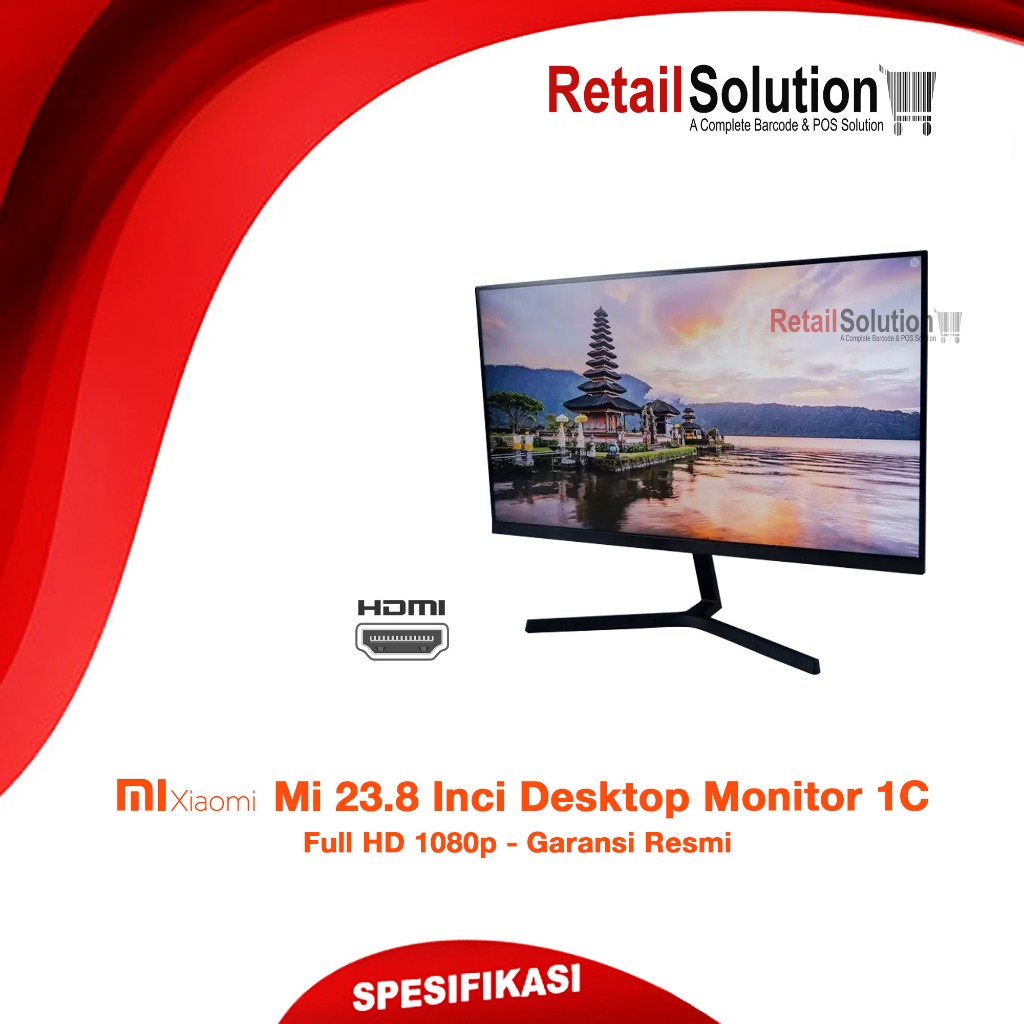 Monitor Full HD 1080p IPS 75Hz HDMI VGA 24inch - Xiaomi 1C 1C | Shopee ...