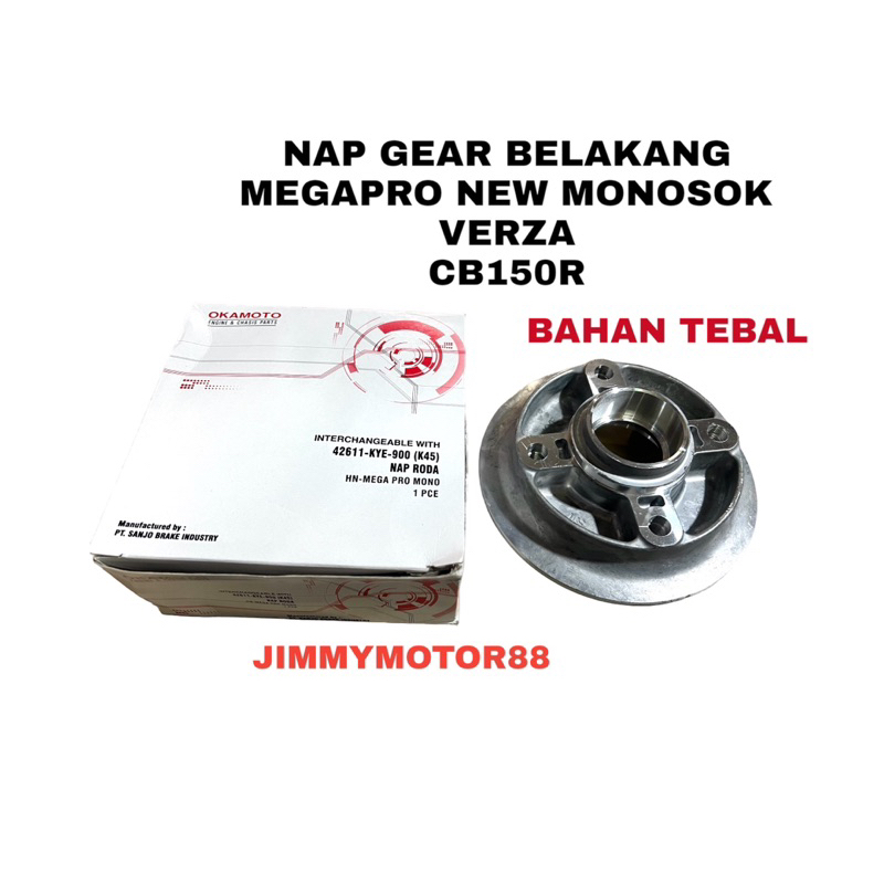 Nap GEAR Holder Rear Pull Tooth NEW MONOSOK VERZA CB150R Thick Material