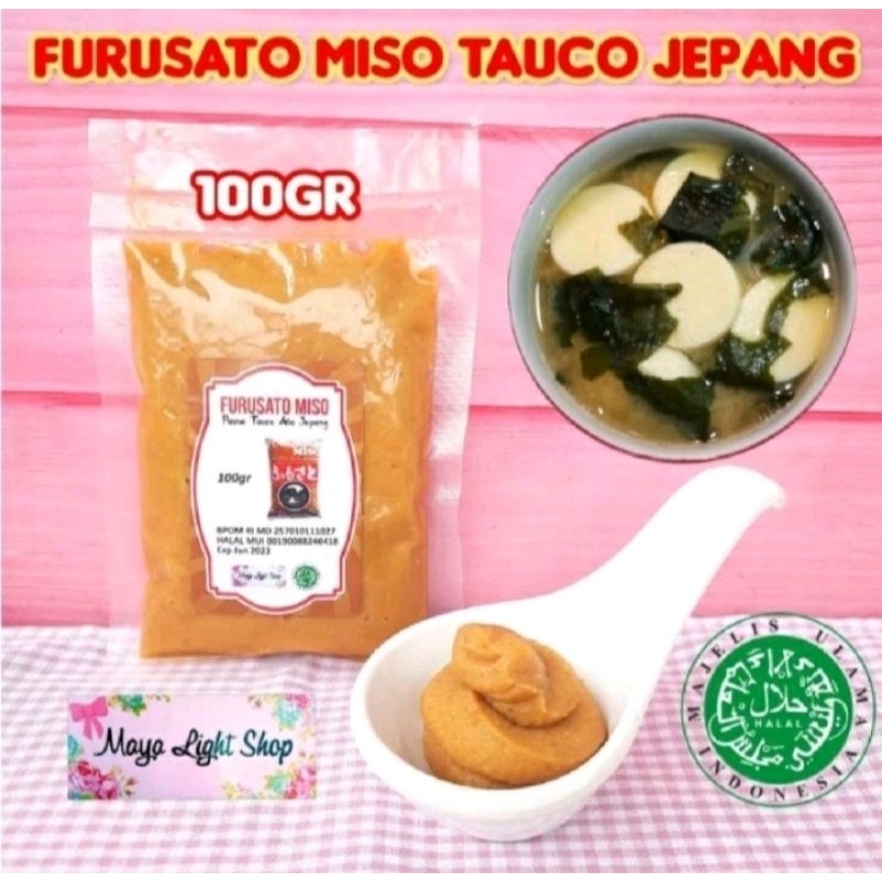 Miso Tauco Japan 100gr Furusato Miso Soup Japanese Soup Halal Flavoring