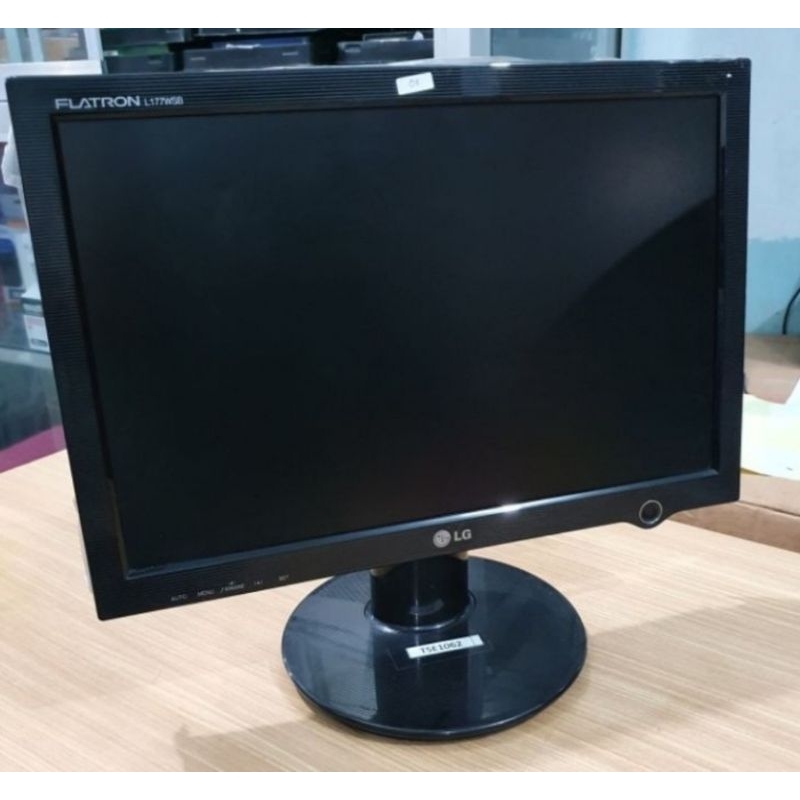 Lg FLATRON L177WSB 17 INCH WIDE MONITOR Complete With Cable Shopee