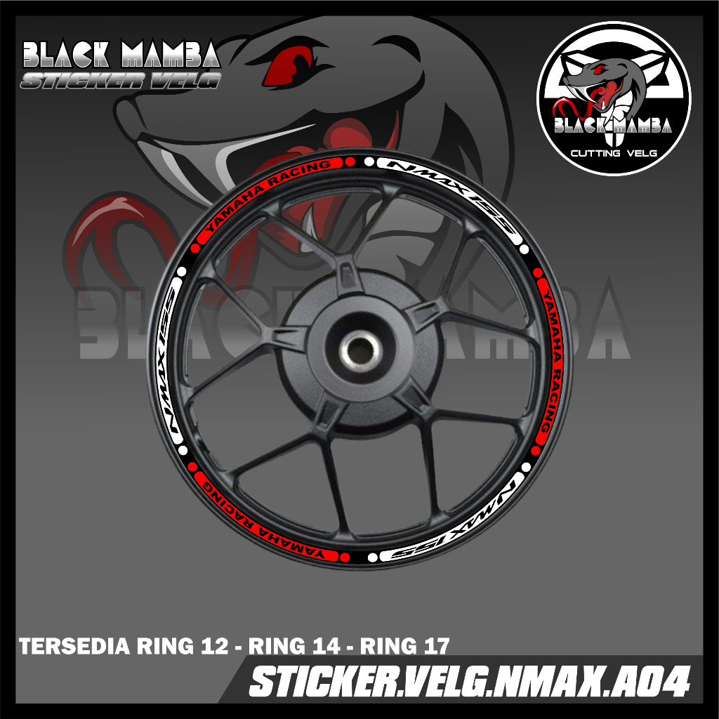 Nmax Rim STICKER - Tire Variation LIST STICKER/VELG NMAX A04 | Shopee ...
