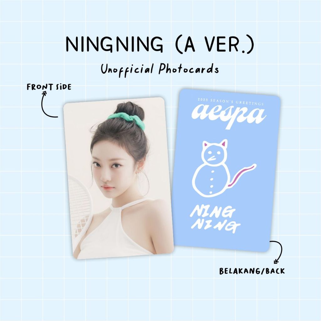 Photocard Premium PC Aespa Season's Greetings 2024 Unofficial | Shopee ...