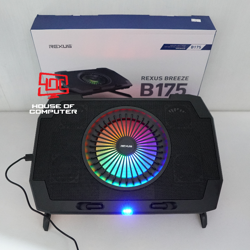 Rexus BREEZE B-175 TABLE WITH 2 USB PORT COOLING PAD | Shopee Malaysia
