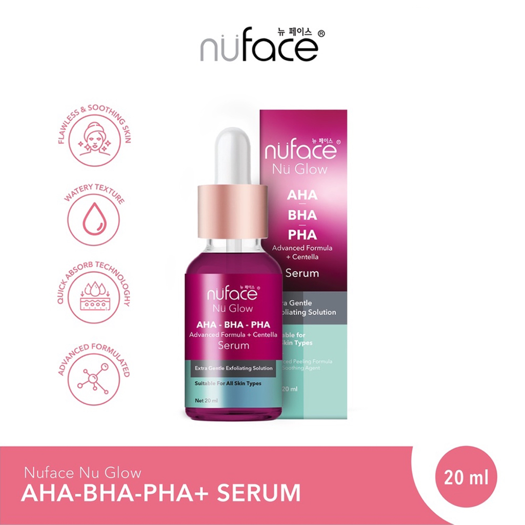 Nuface Serum AHA-BHA-PHA Advanced Formula+Centella 20ml | Nuface Nu ...