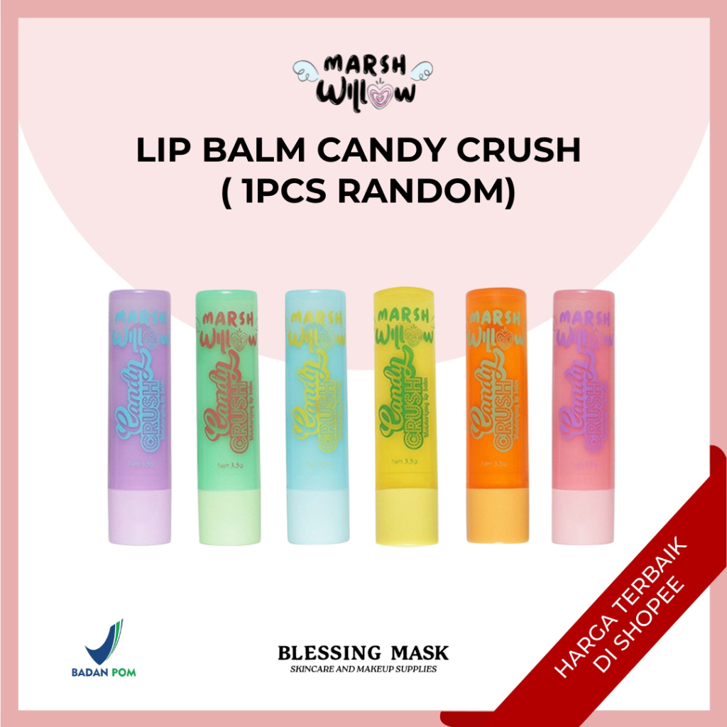 Marshwillow Lip Balm Candy Crush by Natasha Moslem Retail Sale Unit
