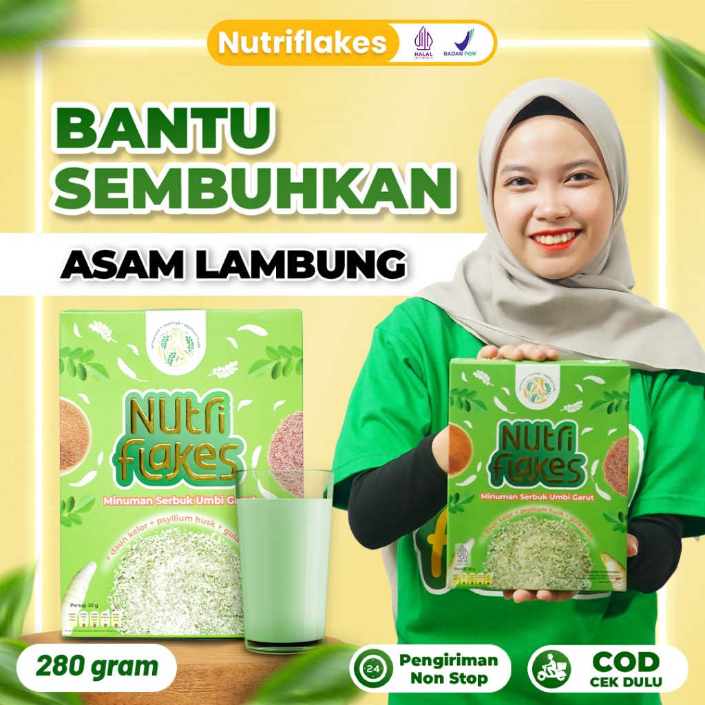 Nutriflakes Garut Tuber Cereal Healthy Drink For Healthy Diet