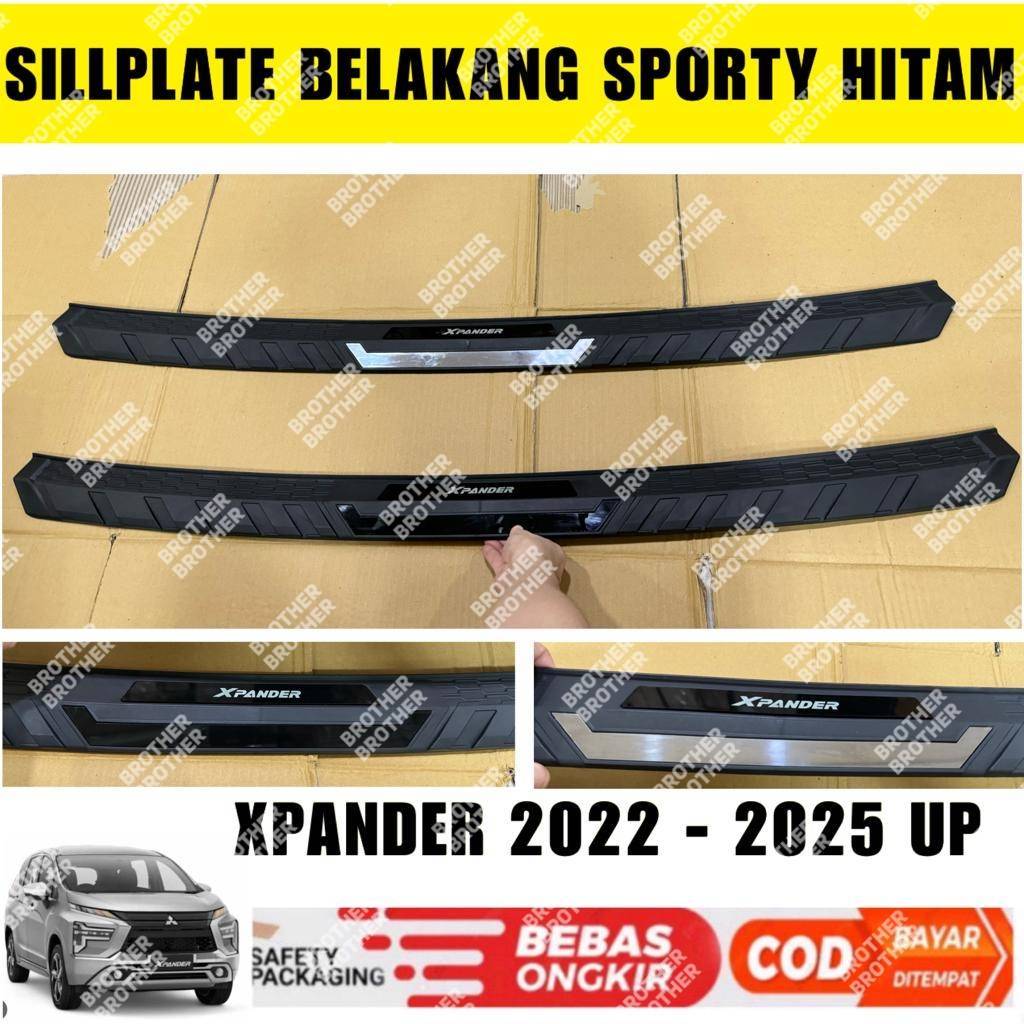 Xpander 2022 2024 2025 Rear Sillplate Sporty Black List Chrome Black ...