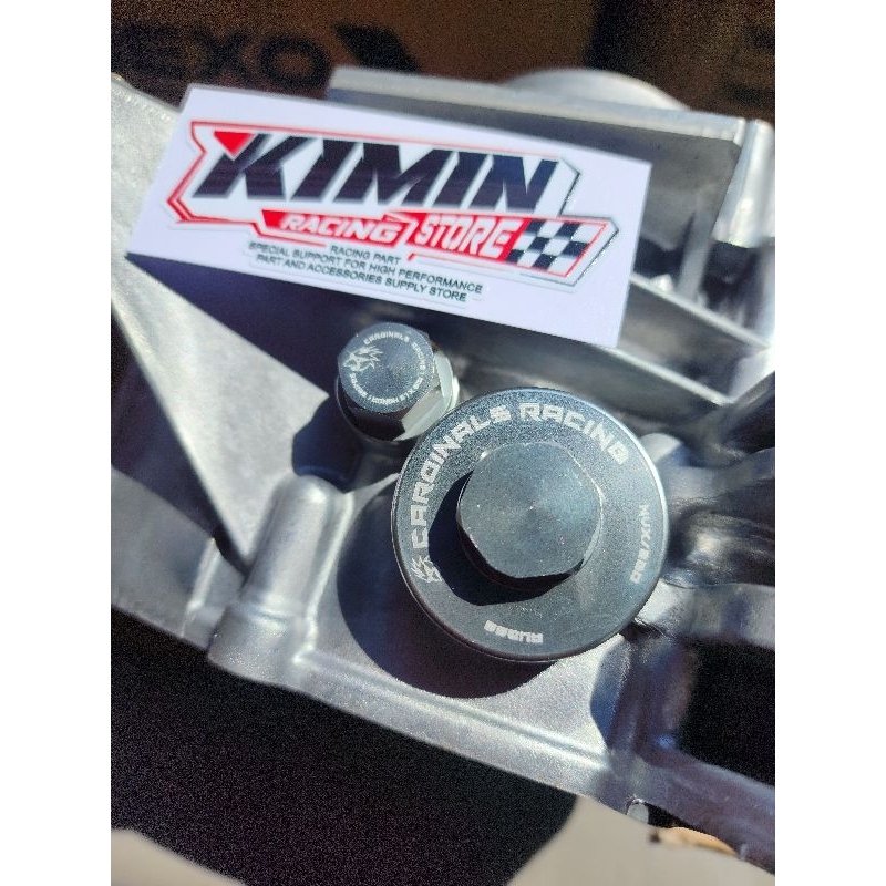 Oil Drain PLUG MX King Y15ZR NVX AEROX NMAX Cardinals Racing