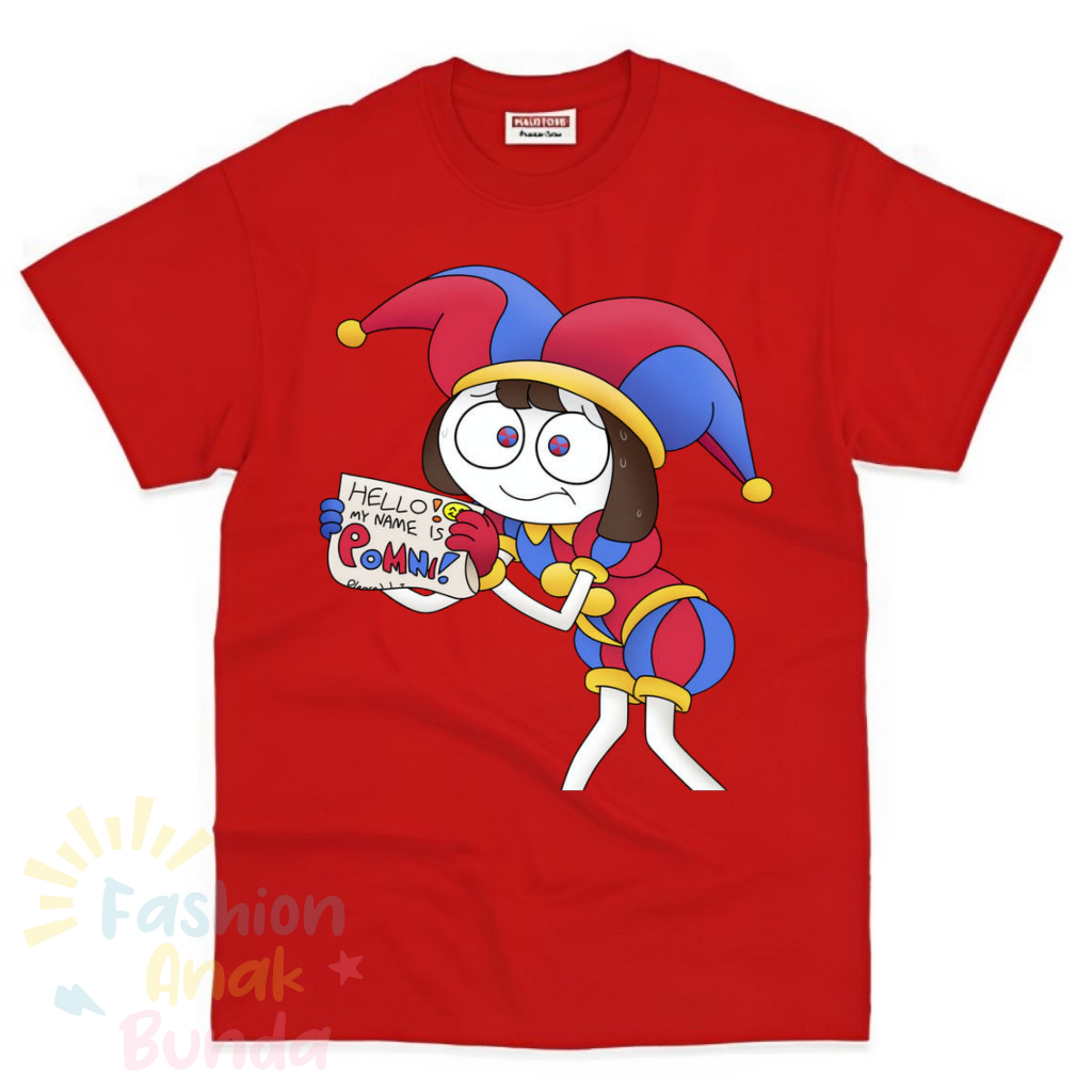 Children's T-Shirt Pomni Character The Amazing Digital Circus Roblox ...