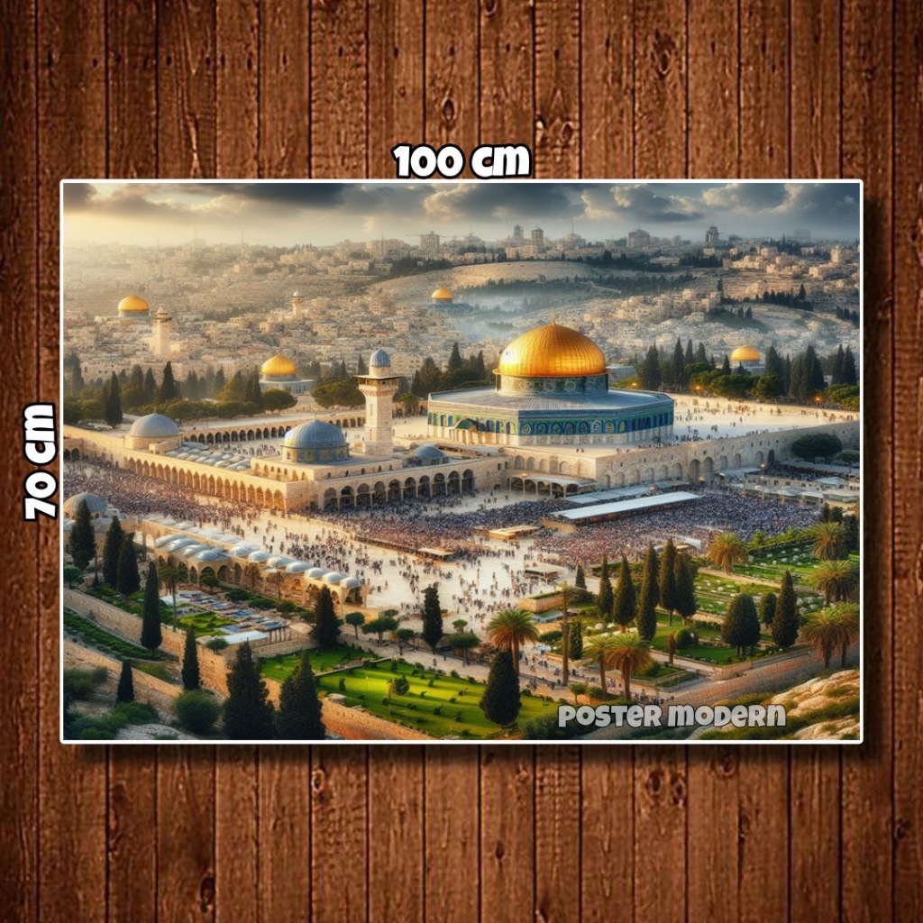 Al aqsa Mosque poster Wall Display Jumbo Size Code 39/al aqsa Mosque ...