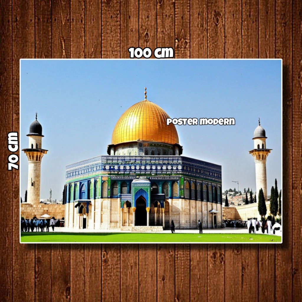 Al aqsa Mosque poster Print Painting JUMBO Size Code 73/al aqsa Mosque ...