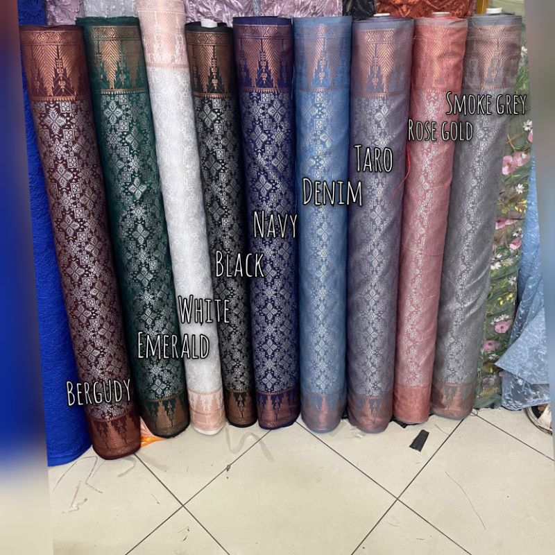 3d Songketgradation Songketsongket Material Songket Fabric Songket