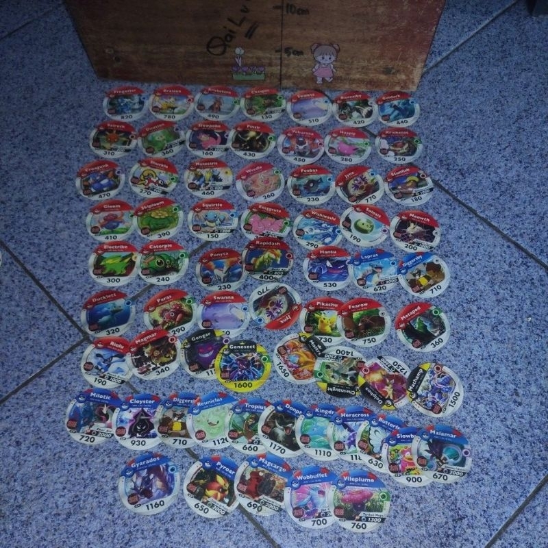 21012024 Tazos Tazo chokichoki Pokemon Medallions Medal Shopee