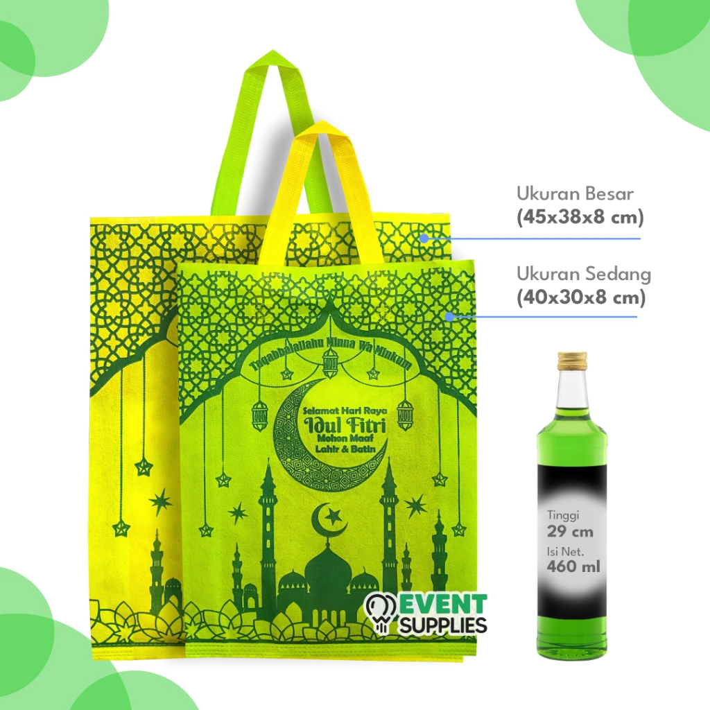 Eid Al Fitr Bag Goodie Bag Spunbond Bag Eid Lamination Eid Parcel