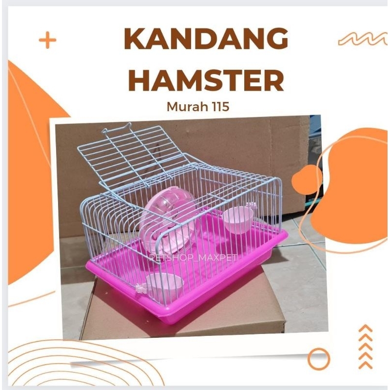 Hamster cage pet cage A set Of rolling Wheel Toys For Eating And ...