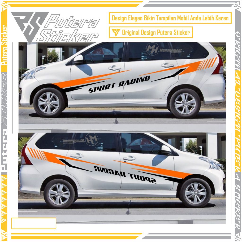 Toyota avanza Car Sticker cutting avanza xenia sigra Car Sticker New ...