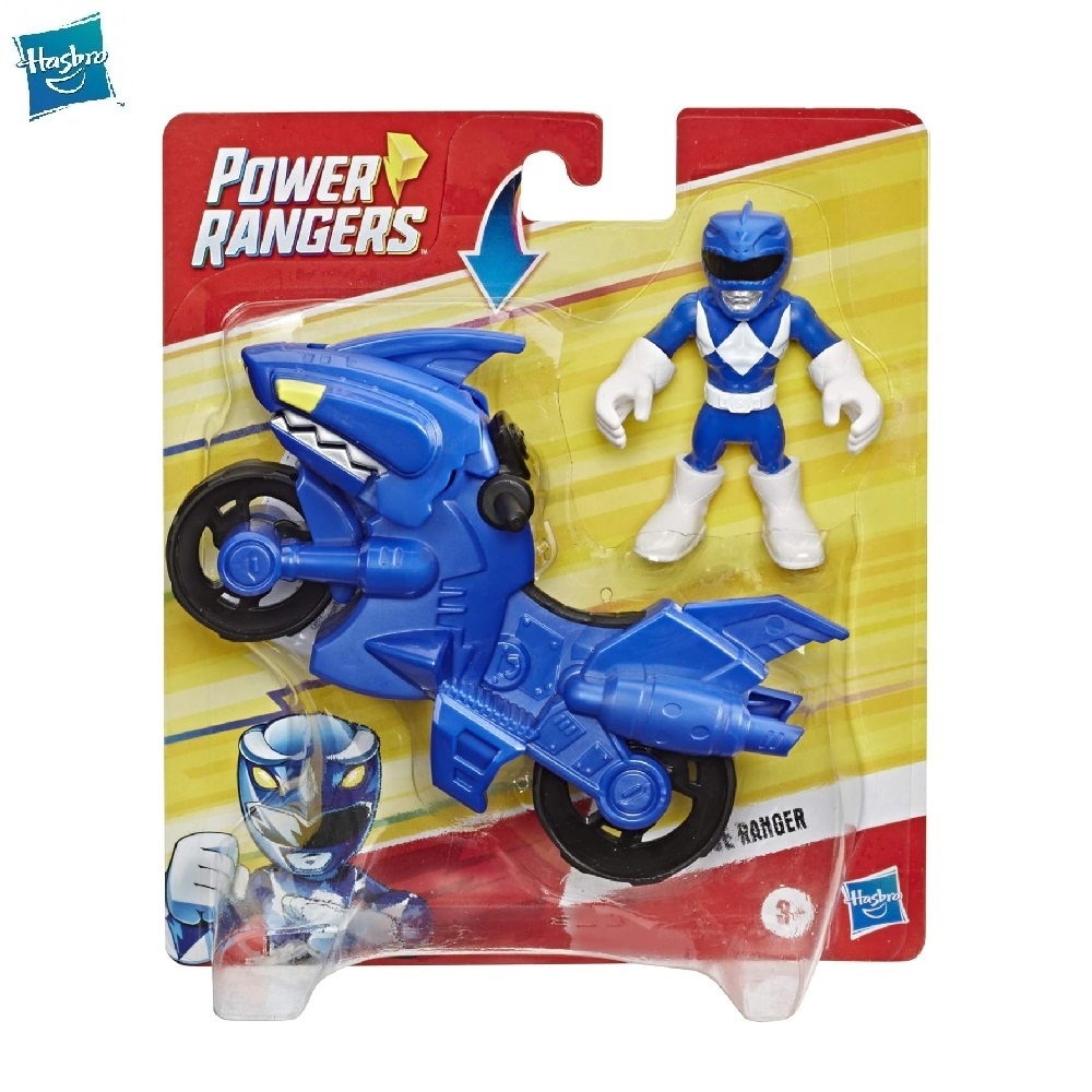 Playskool Heroes Power Rangers Shark Cycle & Blue Ranger Mini Figure ...