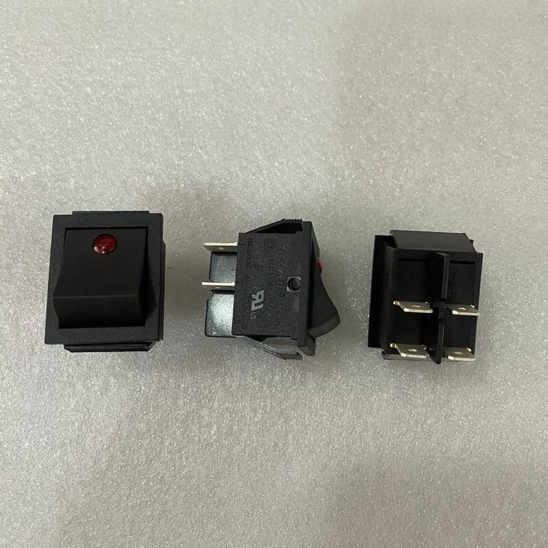 MERAH SOKEN 16A LARGE Rocker switch red dot 4 pin / 4 foot SOKEN ...