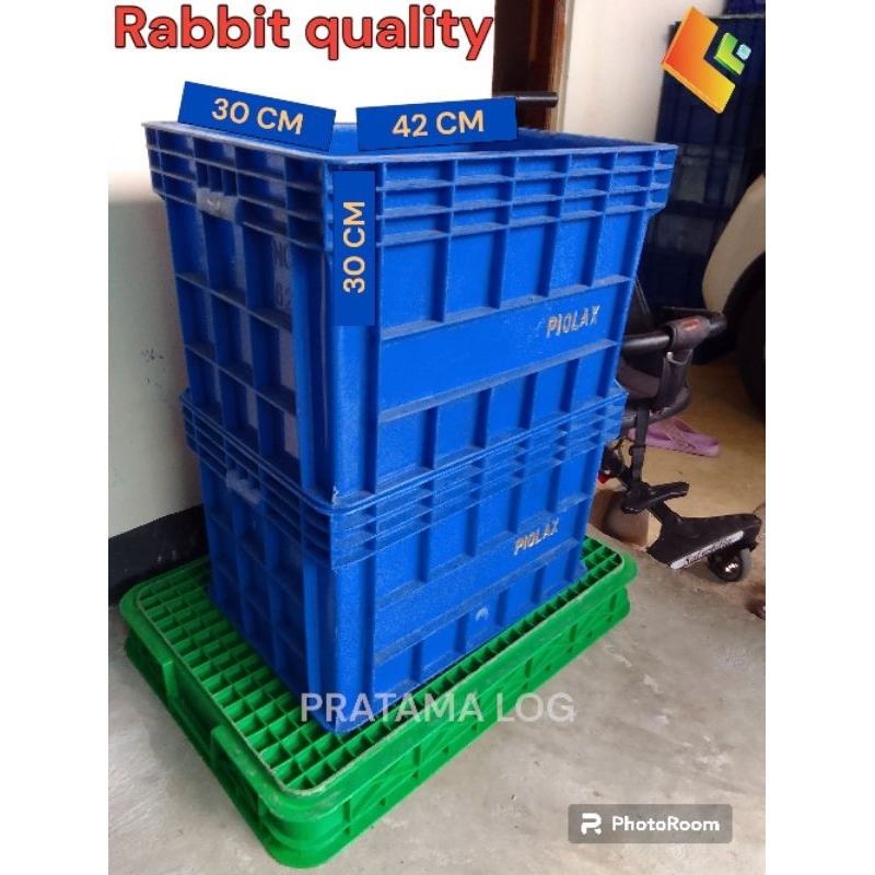 Rabbit Brand Used Container Box (42x30x30cm) | Shopee Malaysia