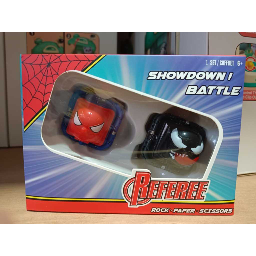 Battle Cube 2in1 Spiderman Children's Toy Scissors Rock Paper Japanese ...