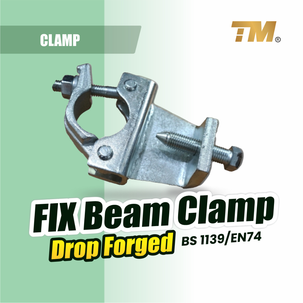 Girder FIX & SWIVEL BEAM CLAMP STANDARD BS For Pipe Type SCAFFOLDING