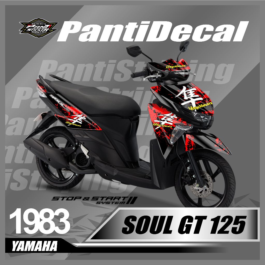 MIO SOUL GT 125 Fullbody Motorcycle Sticker All Variations - Scotlet ...