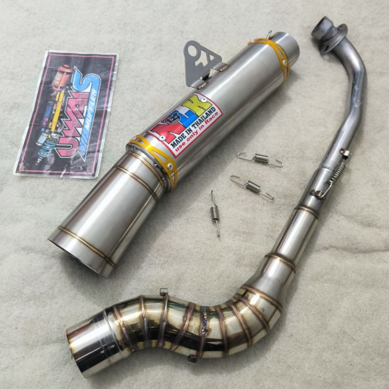 Nlk Exhaust open spec 1set PNP EX5 wave 100 wave 110 wave 125 Exhaust ...