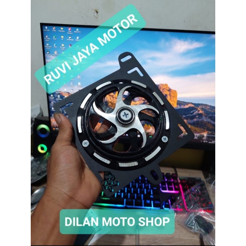 Radiator Cover radiator Fan Cap radiator set spiner Iron Vario 160 PCX ...