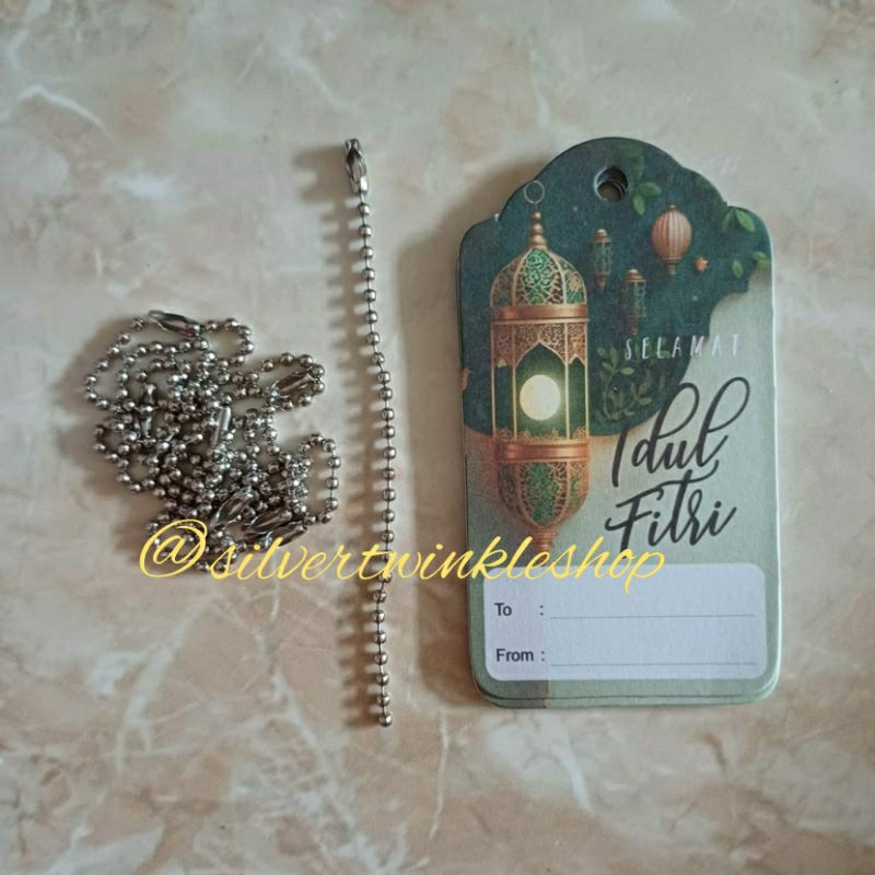 GANTUNGAN Hang tag lebaran hampers goodie bag eid mubarak Souvenirs ...