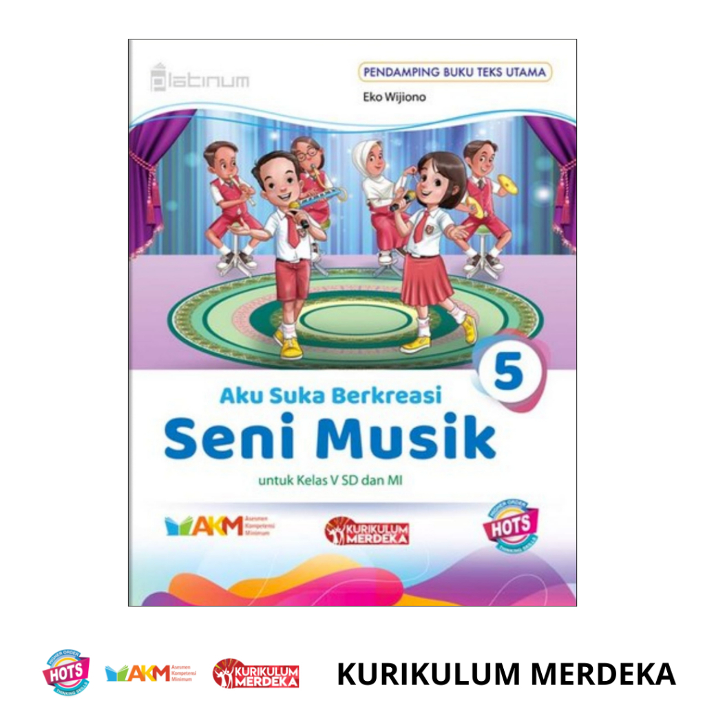 Platinum - Music Art Book Class 1,2,3,4,5 & 6th Sd Mi Merdeka 