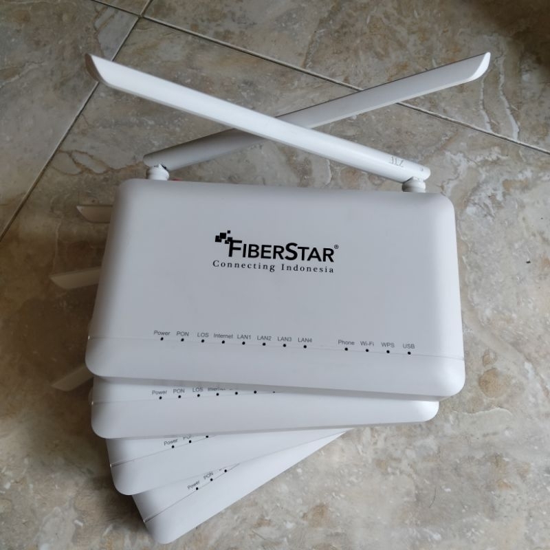 Modem Router GPON ONT ZTE ZXHN F609 Fiberstar Port Blue | Shopee Malaysia