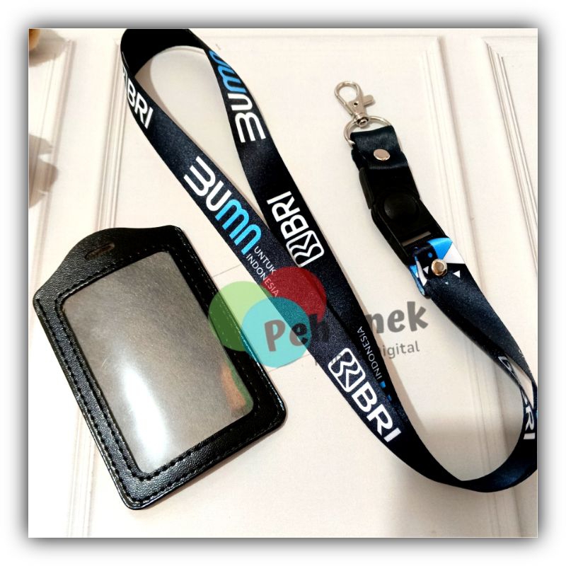 Bri BUMN Id Card Strap/BRI BUMN idcard Lanyard One Set Of Printing ...