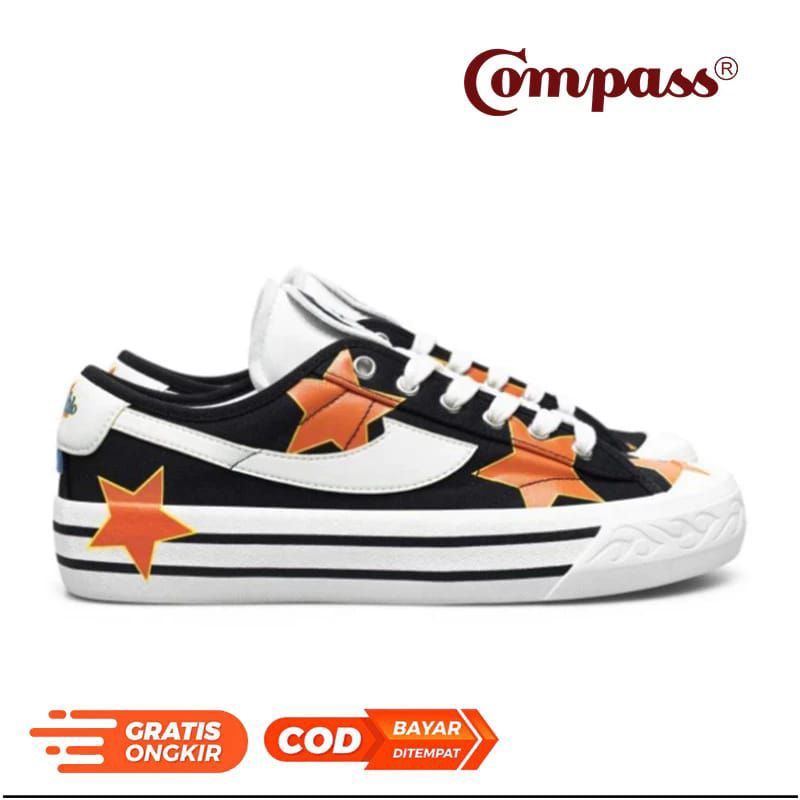 Compass x Boy Pablo Low Black White | Shopee Malaysia